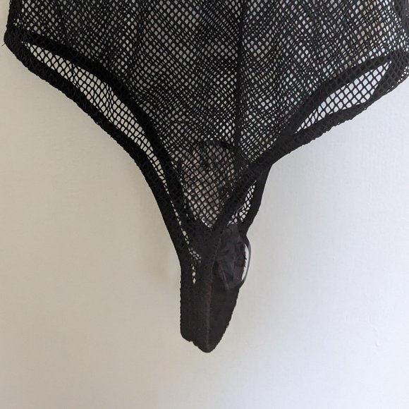 Club Exx Bad Luck Dragon Fishnet Bodysuit M NWOT - Picture 5 of 8